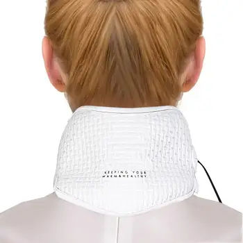 

Electric USB Heated Neck Wrap Brace Graphene Heating Pad Natural Physical Therapy Far Infrared Warm Soft Cervical Support Collar