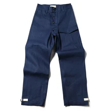Бронсон модифицированные USN фол влажная погода палубные брюки мужские рабочая одежда брюки индиго