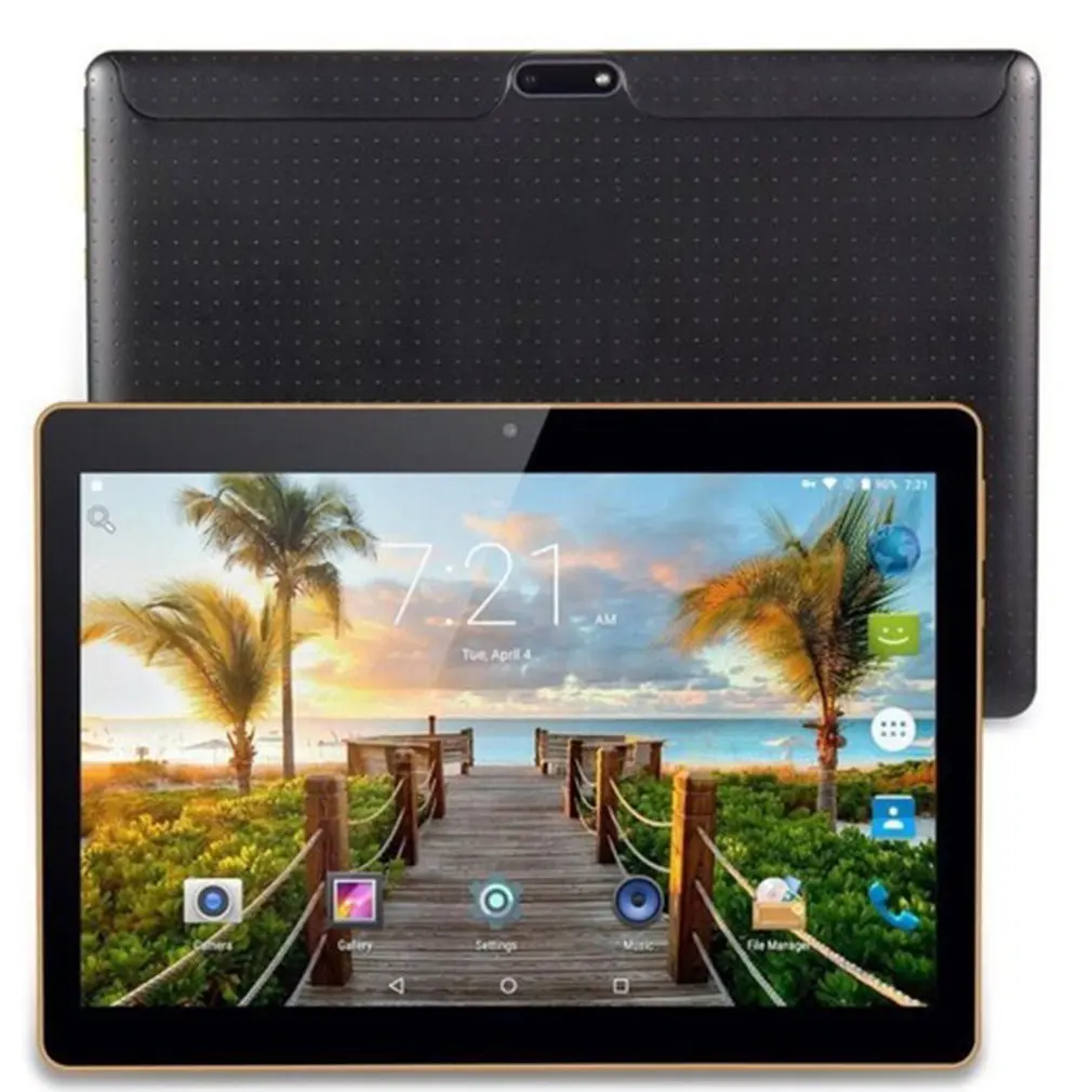  10.1 inch Tablet PC Octa Core 4GB RAM 64GB ROM Dual SIM Cards 3G WCDMA for Android 7.0 GPS Tablet P