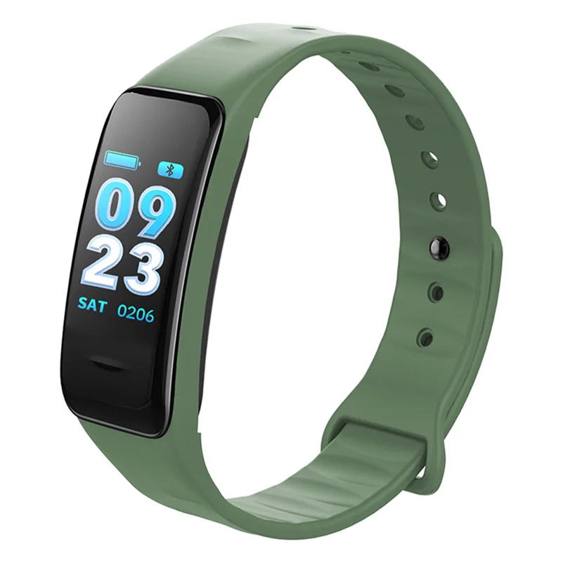 Умный Браслет спортивный фитнес-трекер пульсометр браслеты здоровье браслет педометр Смарт часы для мужчин Smartband - Цвет: Зеленый