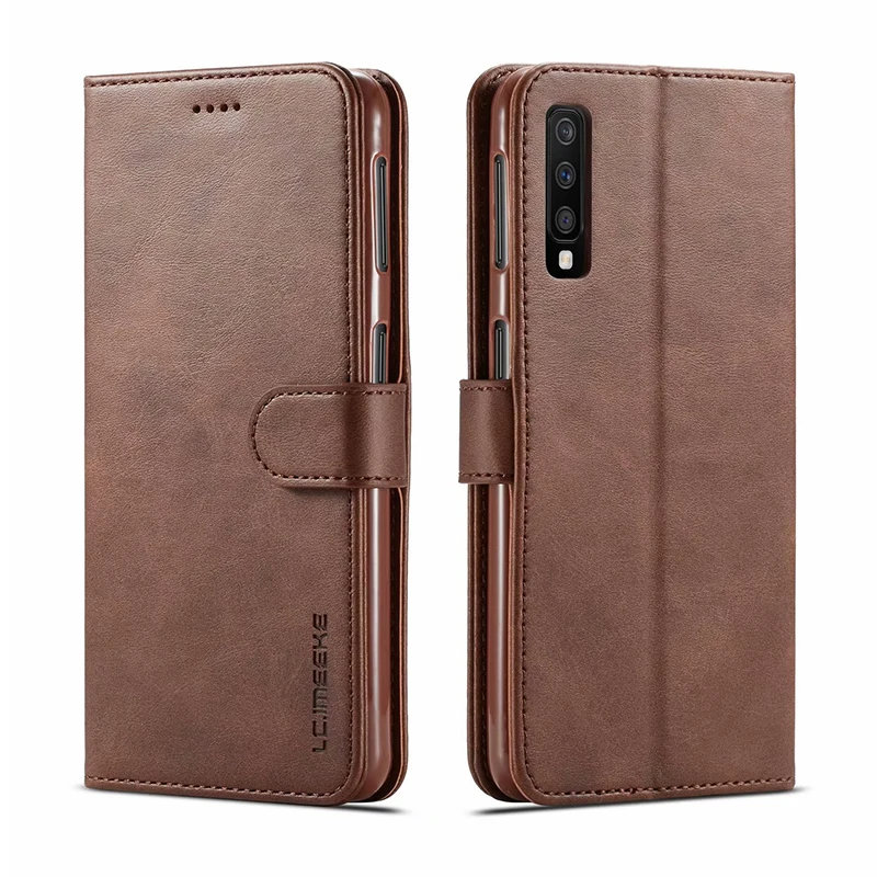 Funda de cuero A7 2018 para Samsung A7 2018, Vintage, para Galaxy A7 2018, A7 2018