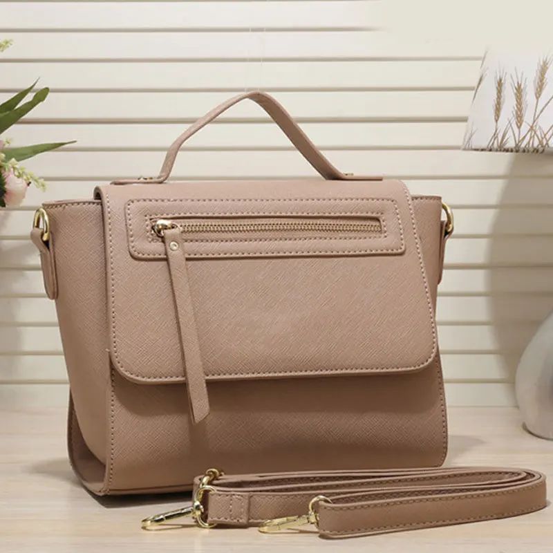 Новая женская сумка, брендовая маленькая сумка с ручками, дизайнерская модная сумка на плечо, женская сумка на молнии, элегантный стиль