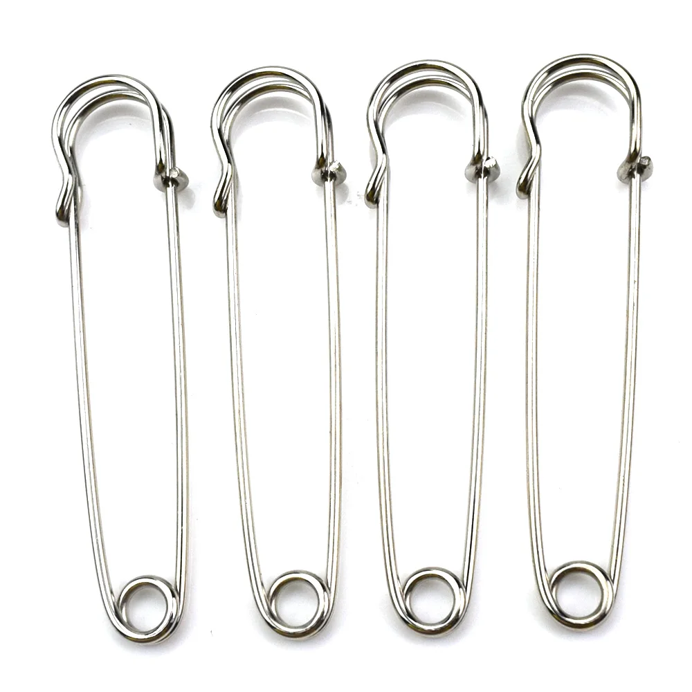 20PCS Large Safety Blanket Pins Stainless Steel Pin Safety Pins