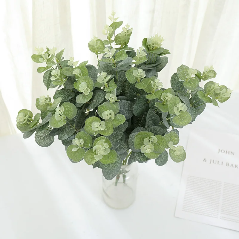 Искусственные листья эвкалипта свадебное украшение домашний