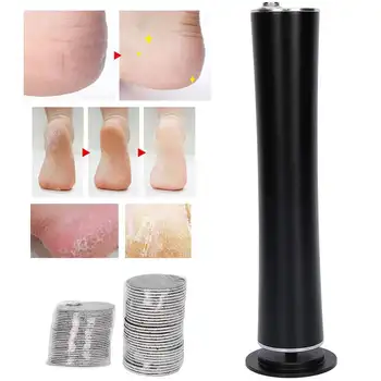 

USB Charging Electric Foot Callus Remover Exfoliate Dead Skin Removal Foot Grinder File Pedicure Tools 60 pcs Sanding Sheets