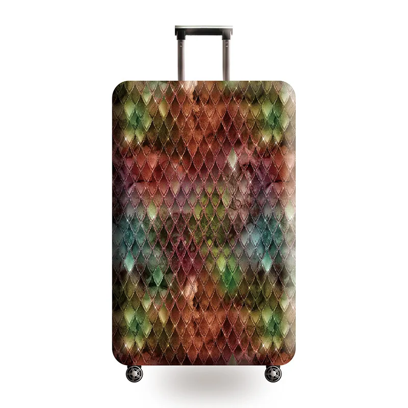 C Luggage cover Чехол для багажа со змеиным узором, Эластичный Защитный чехол для костюма, защитный чехол для багажа, подходит для 18-32 дюймов, чехол для костюма - Цвет: C Luggage cover