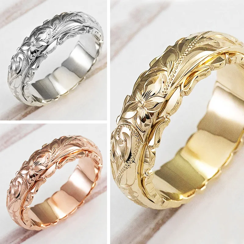 Huitan-anillo de compromiso para mujer, Diseño Artesanal, delicado regalo de cumpleaños, propuesta, anillo para amante, joyería de talla 6-12