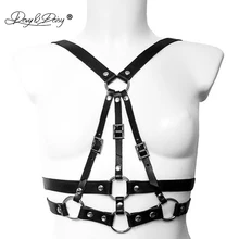 DAVYDAISY сексуальные Панк кожаные топы для ночного клуба танки пояс грудной бандаж жгут Rave Клубное сексуальное женское белье костюмы для взрослых TA526