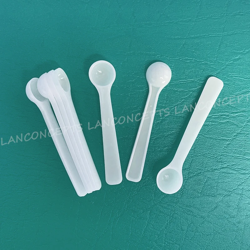 0,25 г пластиковая мерная ложка 0,5 мл микро ложка 0,25 г мерные ложки белые ложки-200 шт./лот