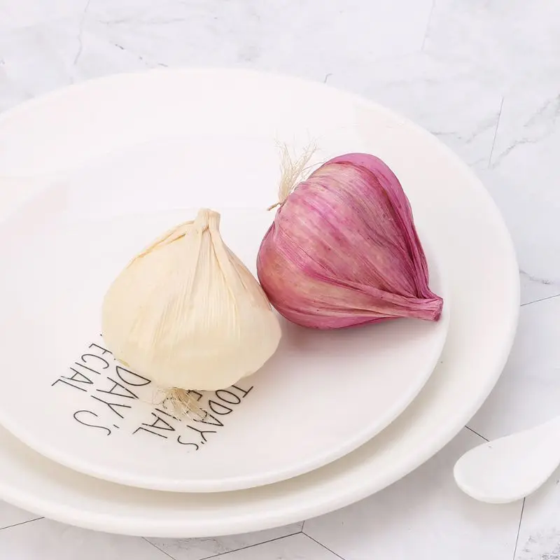 Artificial Fake Garlic Vegetables Model Kitchen Decor Party Home Kids Props Toy food model food photography props kitchen food toys vegetable ornaments