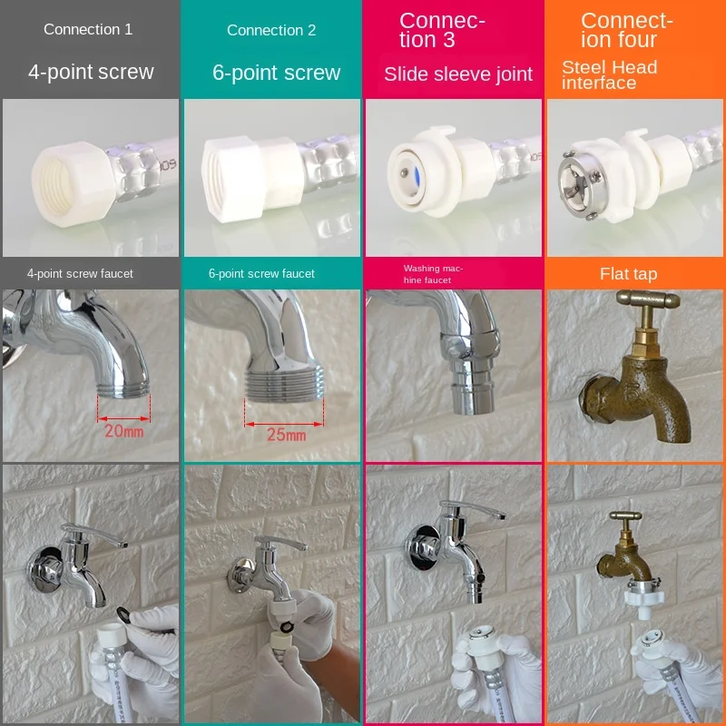 Original Tor Probe water inlet hose washing machine Stereo Garten männlich