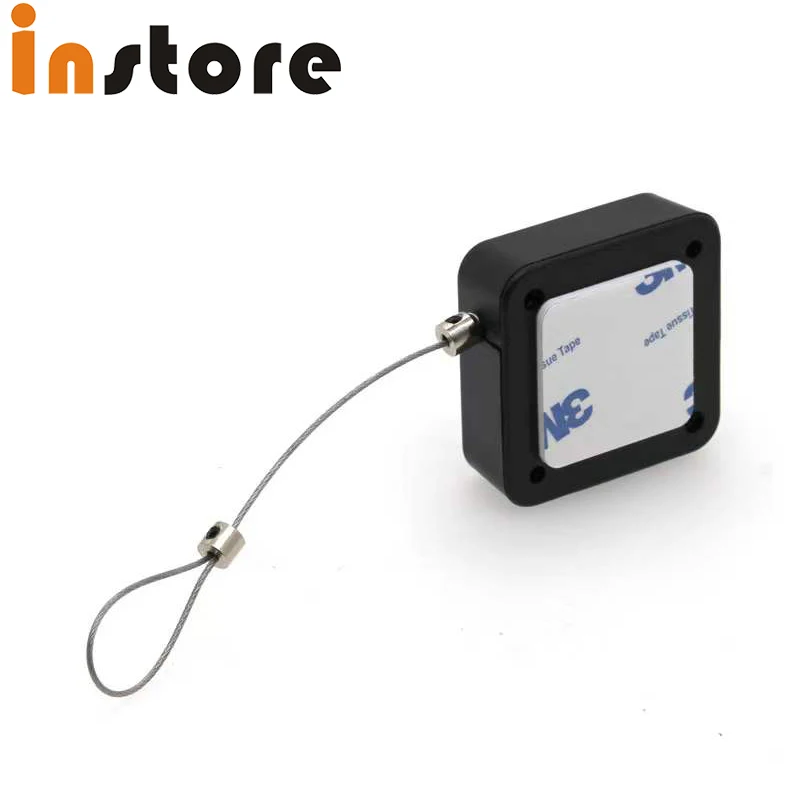 50 Pcs1.5 Meters Anti-Theft Cable Box Exhibition dDisplay Wire Rope Telescopic HTC VIVE VR Anti-Lost Stent Collection Recoiler
