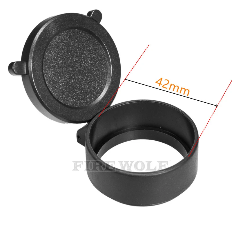 Enhanced Rifle Scope Protective Lens Cover - Quick Flip Spring-Loaded Cap