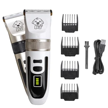 

Electric Rechargeable Cat Dog Grooming Trimmer Clipper Set Professional Electric Pet Dog Clipper 5 Speed Mute Grooming Trimmer