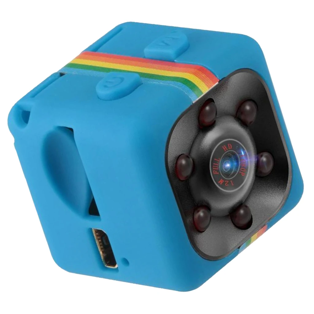 Quelima SQ11 Mini DVR Recorder Camera 120 Degree HD Car Recorder Blue