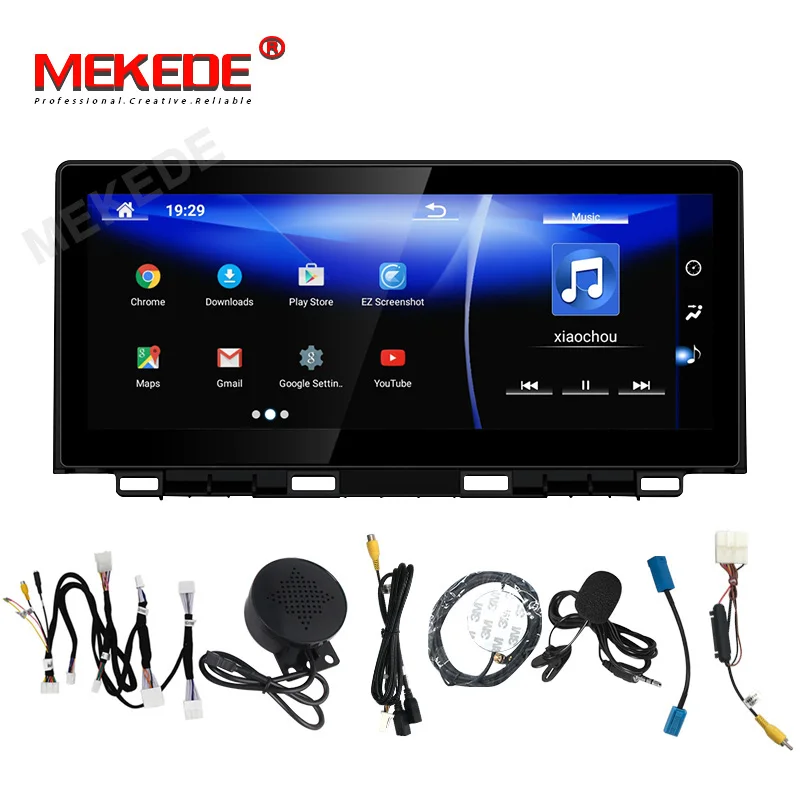 MEKEDE 8 ядерный 2+ 32G Android 9,0 10,25 дюймов Автомобильный dvd мультимедийный плеер gps навигация для Lexus NX 1080P HD видео