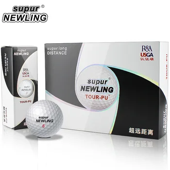 

Supur Newling Golf Tour Pu Three Layer Boxed Game Ball