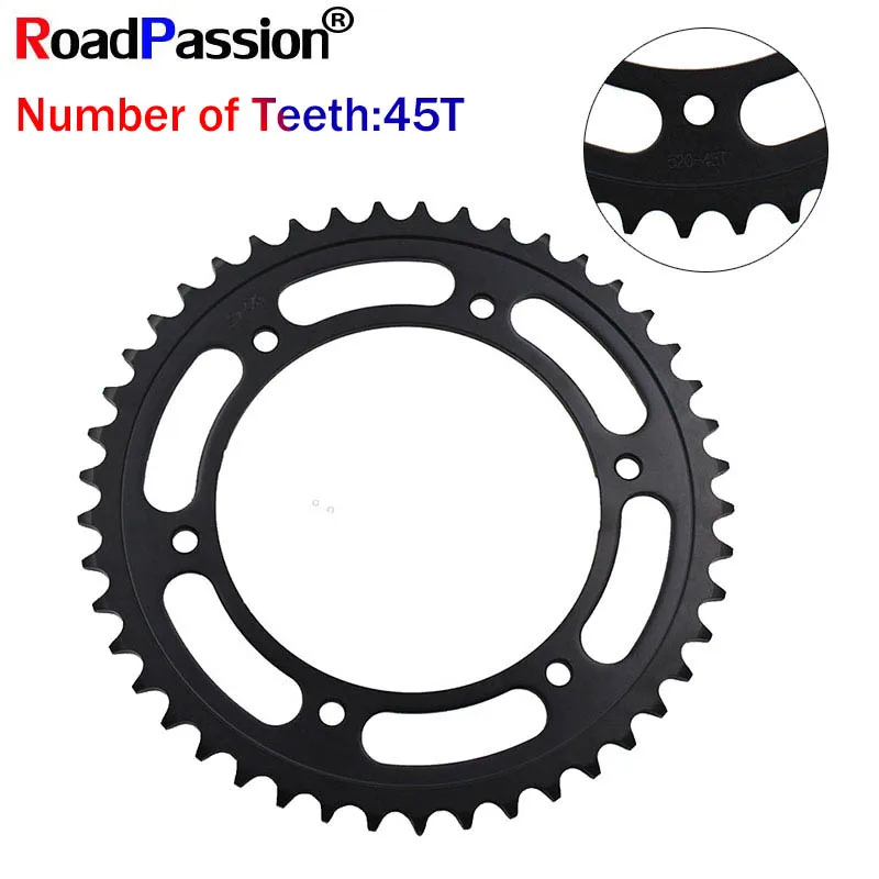 

Motorbike-Accessories 45T Teeth Rear Back Sprocket Chain Wheel For Beta Euro 350 Jonathan For Gilera 125 R1/R1S 500 Saturno