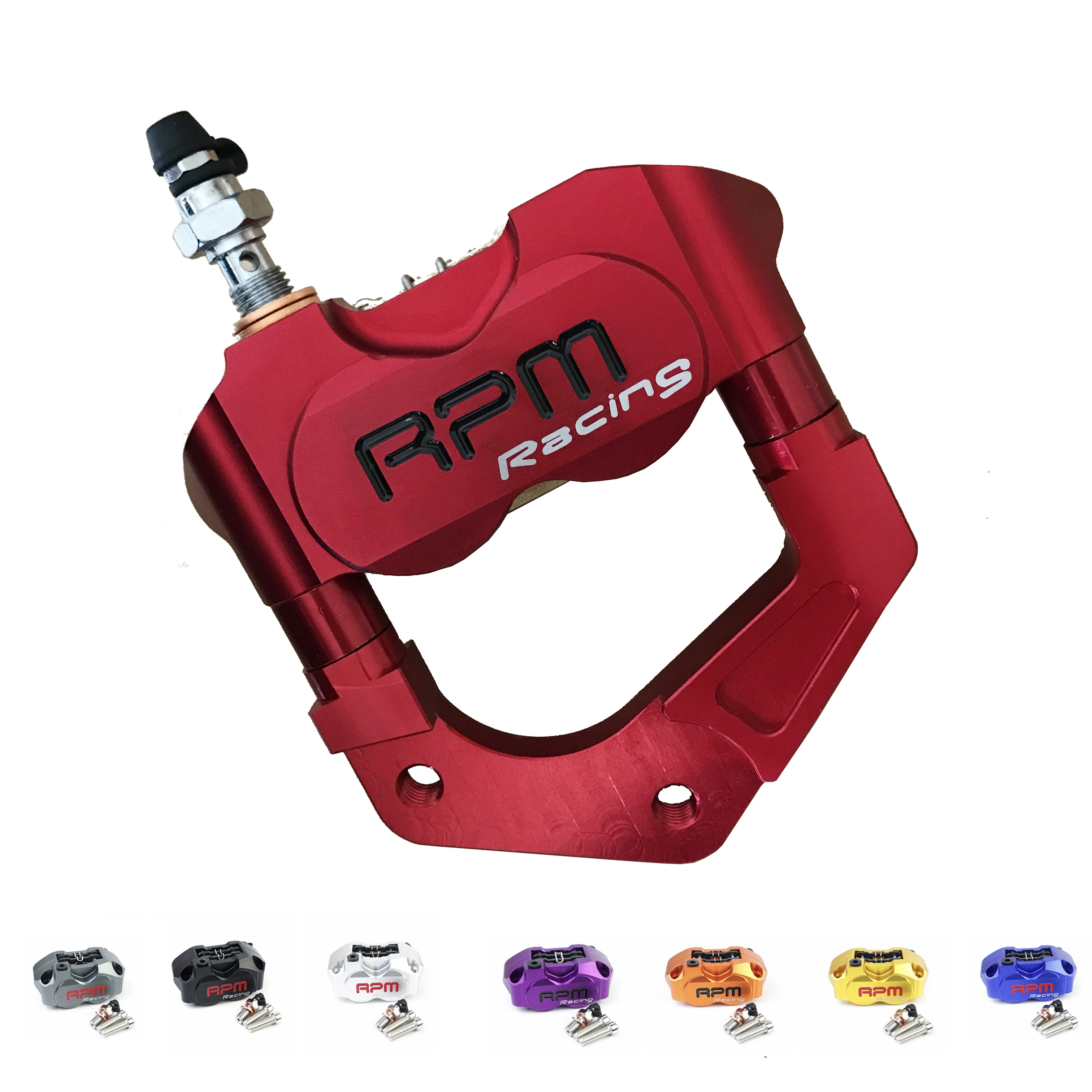Motorcycle Brake Caliper 82mm Radial four piston pump RPM 200mm 220mm For Disc Modified Electric Scooter
