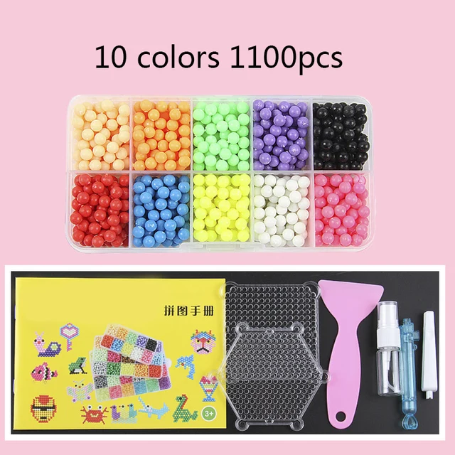 4400pcs 2.6mm Hama Beads Storage box packaging Kids Fun Craft DIY  Handmaking perler Fuse Beads Creative Educational Toys