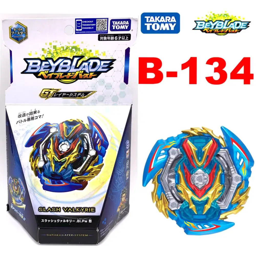 Оригинальный Takara Tomy Beyblade BURST GT B-134 Booster Slash Valkyrie.Bl.Pw | Игрушки и хобби