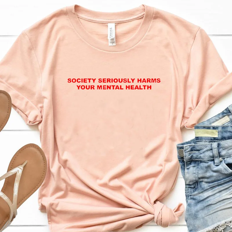 Футболка с надписью «society alloy Harm Your morality Health», летняя хлопковая Футболка tumblr, эстетическая одежда, Прямая поставка