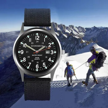 

Fashion Creative Men Watch Geometric Round Nylon Men's Quartz Watch With Calendar Function Luxury Gift Clock Montre Homme