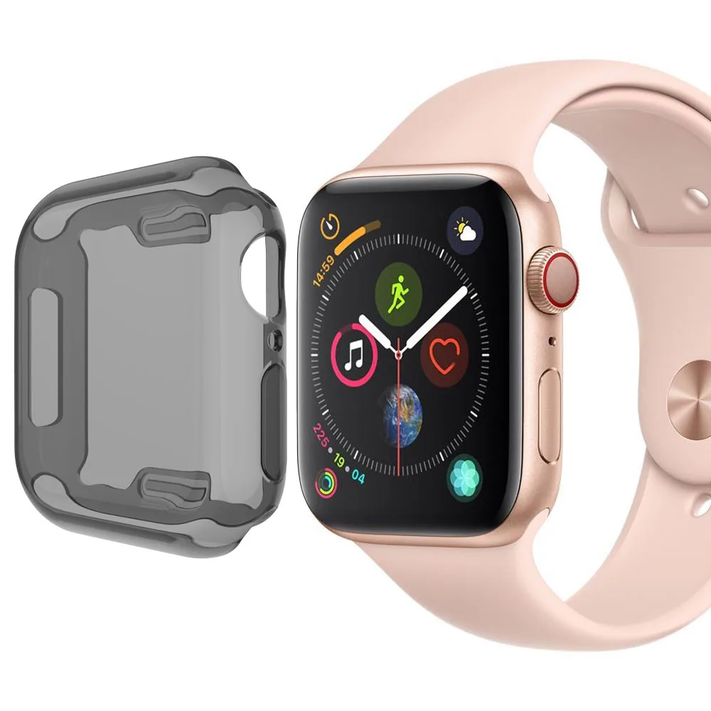 Полный защитный чехол рамка для часов IWatch 40 мм 44 мм карамельный цвет для Apple Watch Series 4 Watchcase