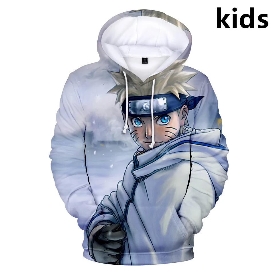 Uzumaki-Sudadera con capucha 3D para niños y niñas, ropa de 3 a 14 años de Anime, Sudadera con capucha, moda Harajuku, chaqueta para niños