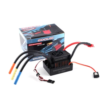 

GoolRC S3674 2650KV Sensorless Brushless Motor 120A Brushless ESC and Program Card Combo Set for 1/8 RC Car Truck Accessories