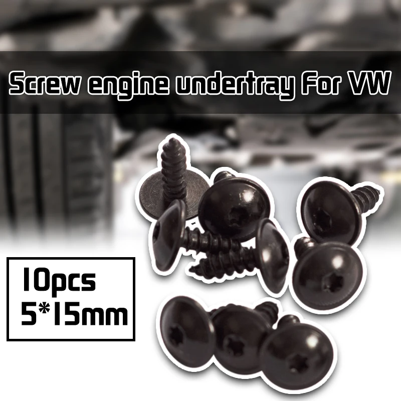 

A Set 10/20Pcs Auto Engine Lining Fastener Fender Clips For Volkswagen Audi Cover Undertray Screw Bolt Replacement Accessories