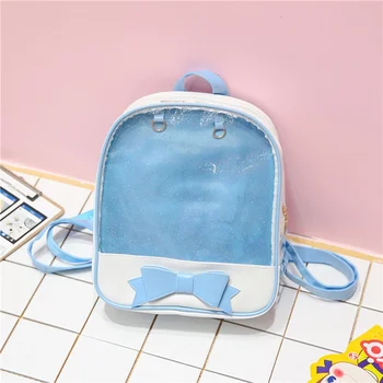 

Student Clear Bag Transparent Itabag Pin Display Backpack School Bags Kids Backpack