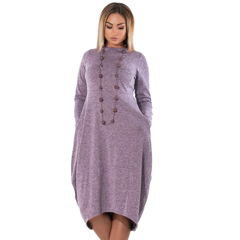 5XL 6XL Loose Casual women Dress big sizes new 2019 Autumn Winter Plus Size long dress Irregular Long Sleeve dresses vestidos |