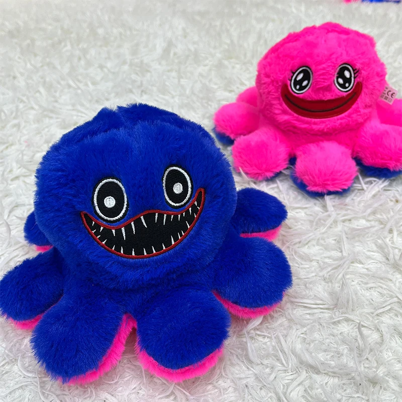 Huggy Wuggy двухсторонняя плюшевая игрушка с откидной крышкой игровой персонаж Мак