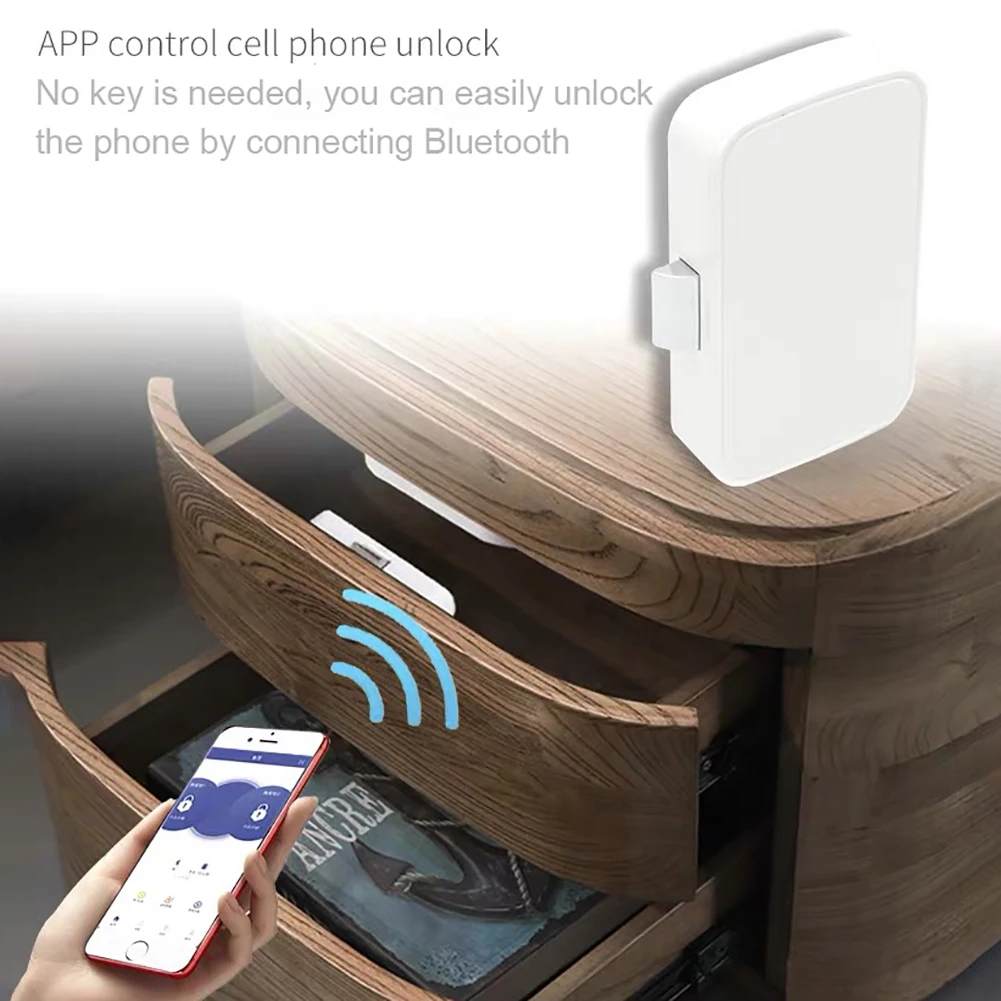 

2020 Intelligent Electronic Bluetooth Lock App control File Lock shoe Storage Cabinet letter box Lock Door Drawer Furniture Lock