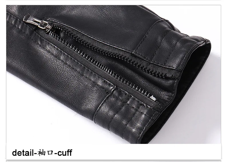 Autumn And Winter New Style MEN'S Leather Coat Korean-style Slim Fit Stand Collar Short PU Leather Jacket Locomotive Trend MEN'S