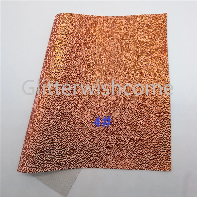 Glitterwishcome 21X29 см A4 Размер Икра тиснением искусственная ткань кожа, синтетическая кожа ткань листы, винил для бантов, GM455A