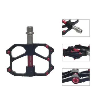 

1pair Aluminum Alloy Bicycle Ledal 3 Sealed Bearings MTB Road Flat Bike Pedals Cycling Mountain Bike Wide Platform Pedal