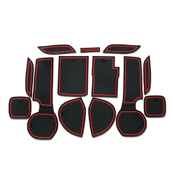 

Car Door Groove Mat For suzuki SX4 S-Cross 2014-2018 Gate Slot Mat Rubber Anti-Slip Mat