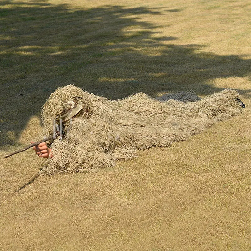 4 шт. костюм Охота камуфляж, лесная местность 3D Ghillie Bionic обучение Bowhunt Ghillie