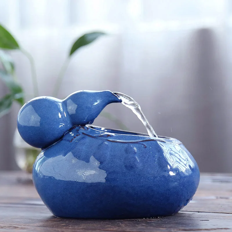 Cat Ceramic Water Fountain Automatic Pet Drinking Fountain Quiet Electric Automatic Circulation System Water Dispenser P7Ding