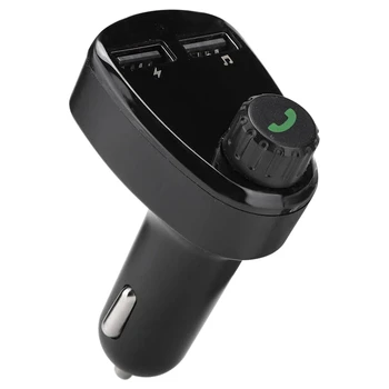 

Wireless Bluetooth FM Transmitter Handsfree Kit Double USB Car Charger MP3 Player Radio Automotivo Voltage Monitoring