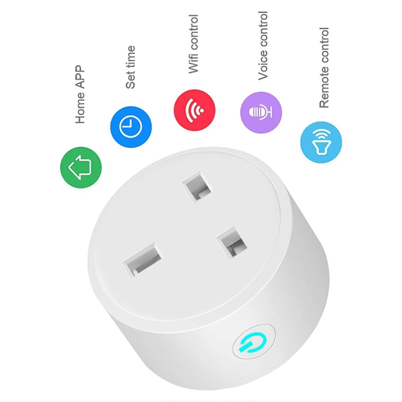Высокая Wi-Fi Smart Plug Мощность розетка выключатель таймера Портативный дистанционного Управление для дома LG66