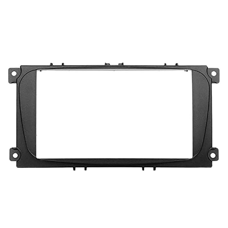 2 Din автомобильный DVD Радио Рамка для Ford Focus II C-Max S-Max Fusion стерео панель Dash Mount Double Fascia