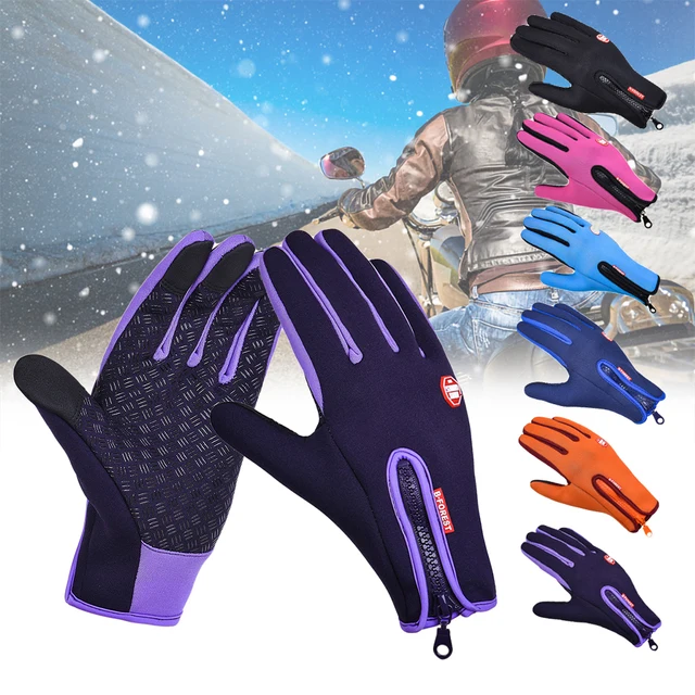 US $4.51 Winter Warm Touch Screen Cycling Gloves Outdoor Sports Windproof Driving Riding Ski Motorcycle Glov