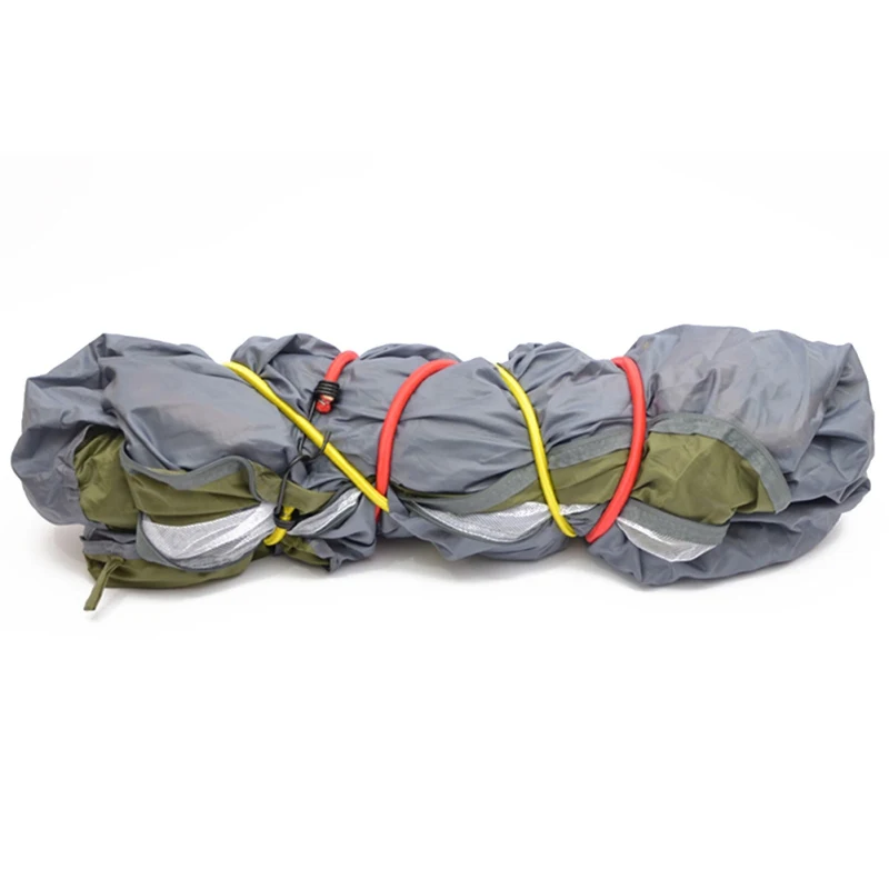 1 Pcs Outdoor Crude Elastic Rope Double Hooks Luggage Rope Tied Camping Car Luggage Roof Rack for Outdoor Strap Tent