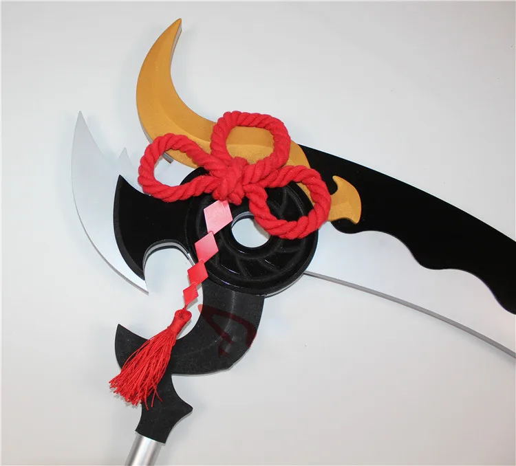 Горячая игра Onmyoji SR Kuro Douji косплей реквизит оружие ПВХ серп Kurodooji кожа реквизит для Хэллоуина Рождество Косплей вечерние события