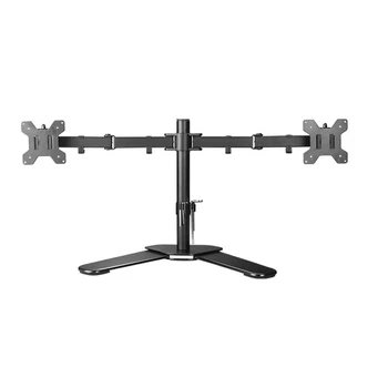 

DL-MS01 Desktop Stand Full Motion 360 Degree Dual Monitor Holder 10"-27"LCD LED Monitor Mount Arm Loading 9.9kgs BIG base stand