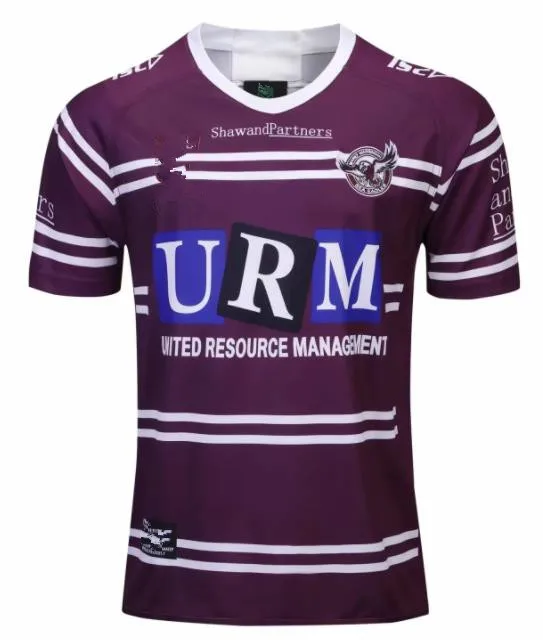 MANLY WARRINGAH SEA EAGLES футболка для регби Размер: S-XXXL принт на заказ номер имя качество идеальное - Цвет: 2019 HOME