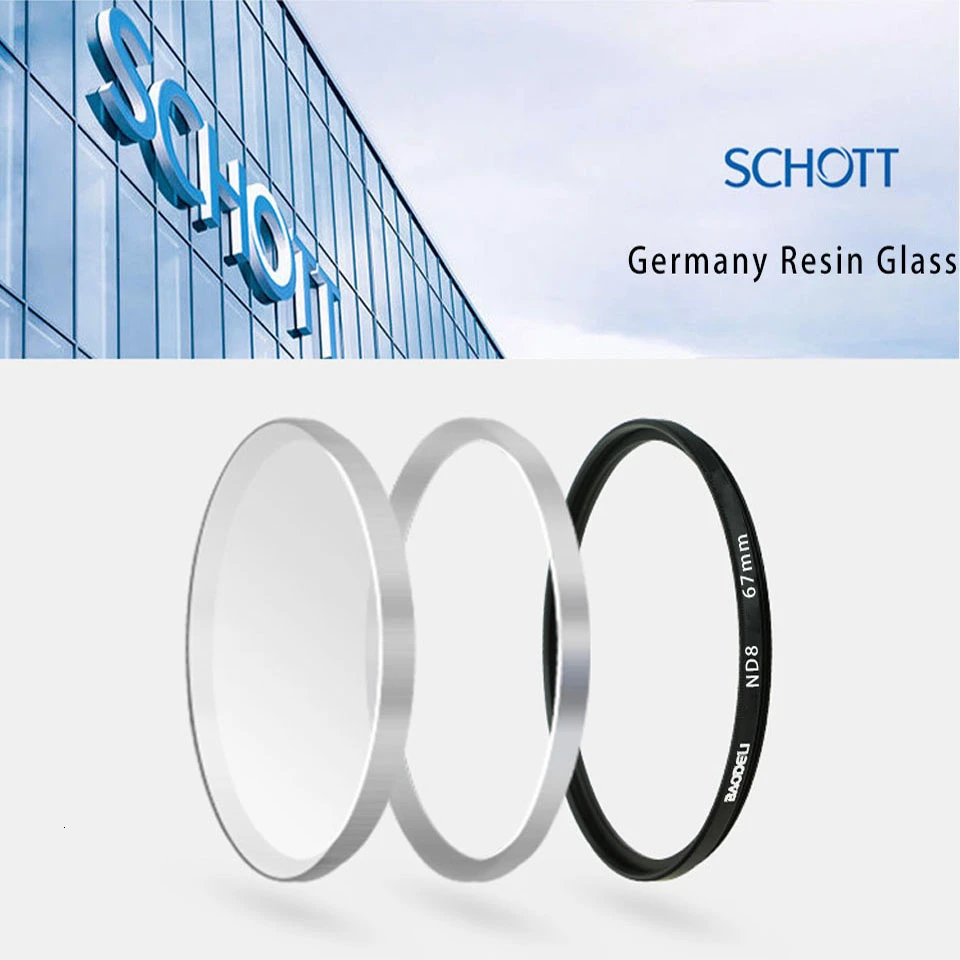 Filtro Nd 2 4 8 Filter 49-82Mm for Canon m50 90d 250d Nikon d3500 coolpix p900 p1000 Sony a6000 uv filter,camera lens filter,variable nd filter,photography filter